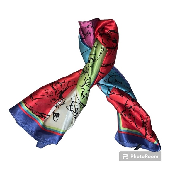 MICHAEL LEU COLLECTION SCARF - Picture 2 of 4